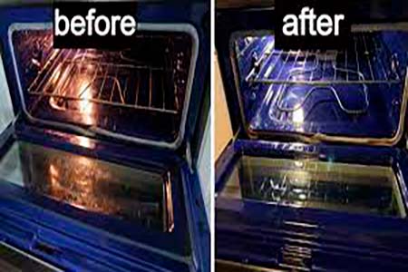 how to clean a self cleaning oven